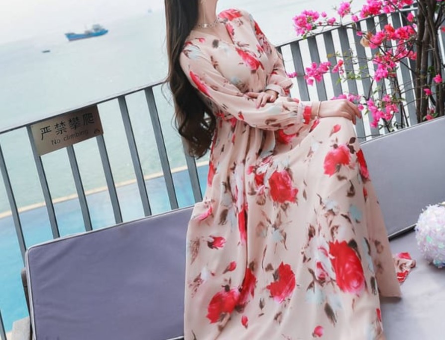 Vải Chiffon hoa nhí